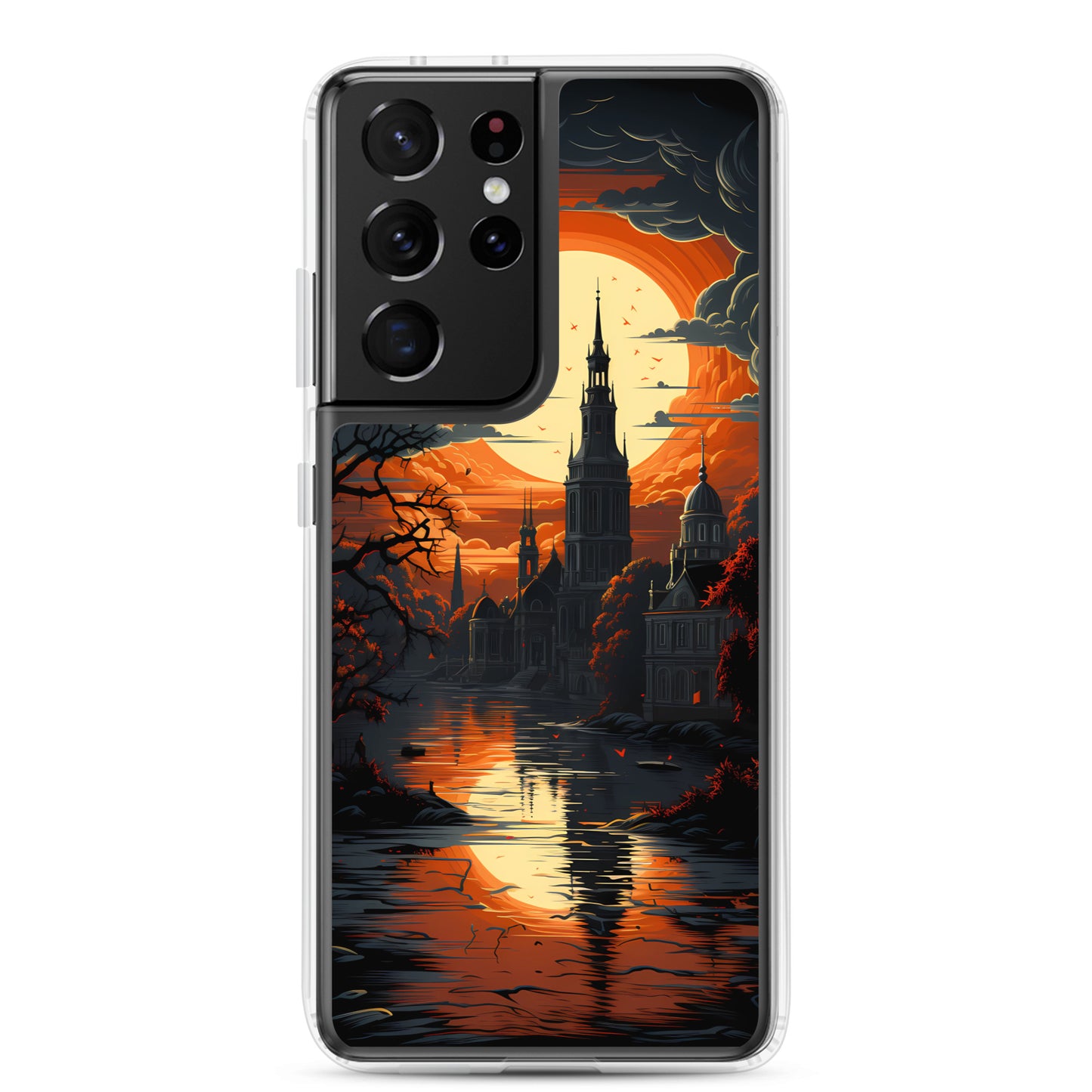 Samsung Case - Dark Amsterdam in Amber
