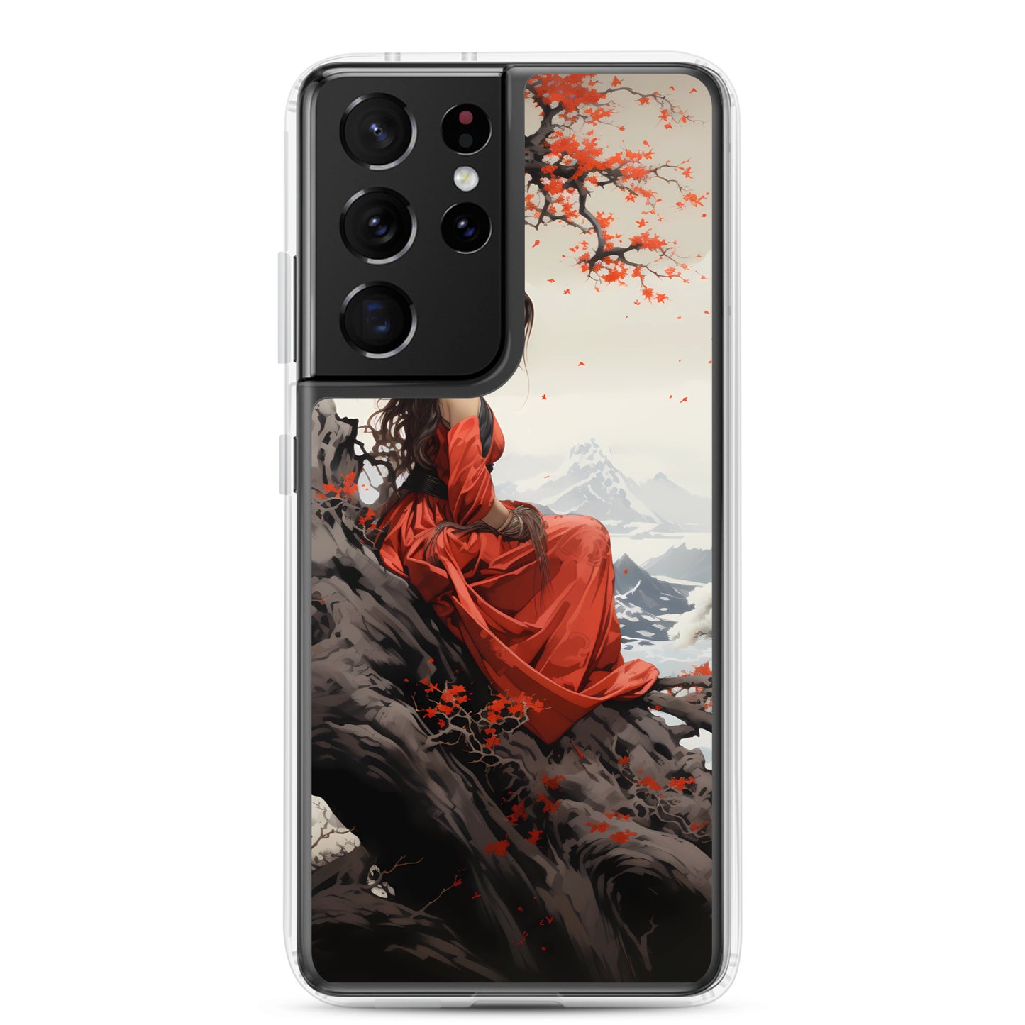 Samsung Case - Japanese Woman Under a Cherry Blossom Tree