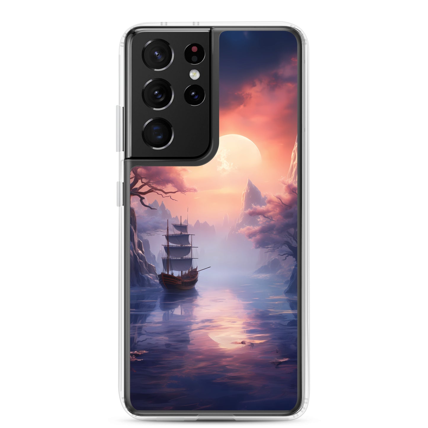 Samsung Case - Japanese Seascape Moonrise
