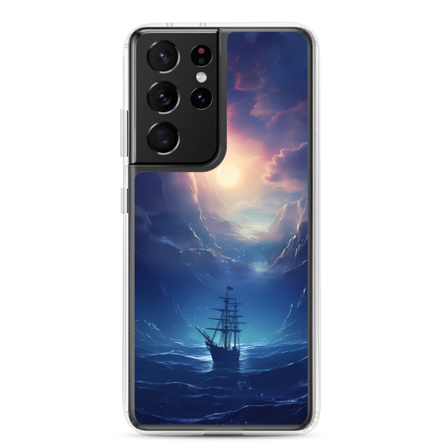 Samsung Case - Wooden Ship in Moonlight