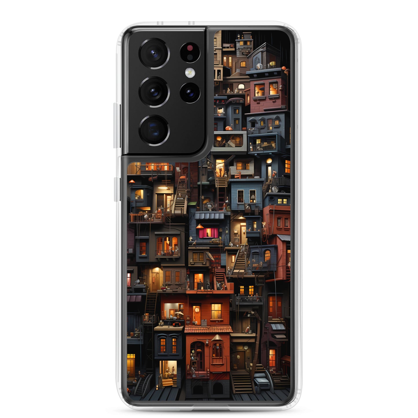 Samsung Case - Cityscape Stacked Apartments