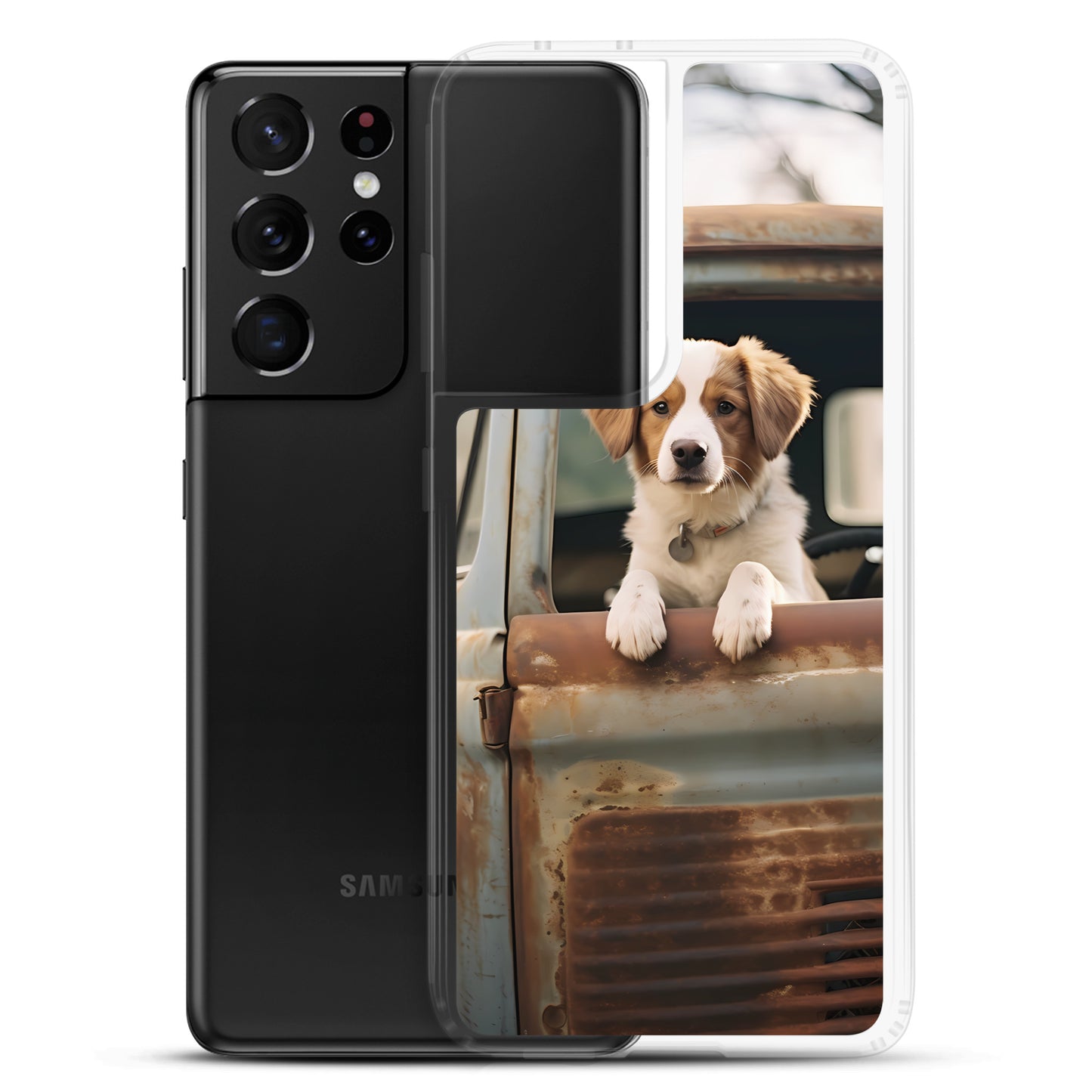 Samsung Case - Dog in a Truck