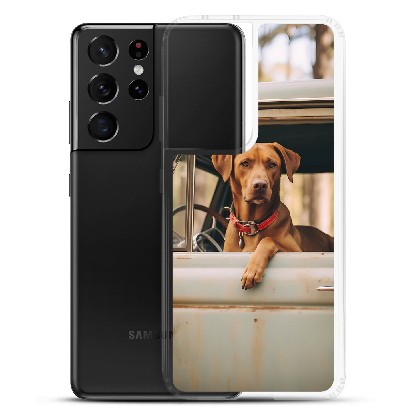 Samsung Case - Dog in a Truck