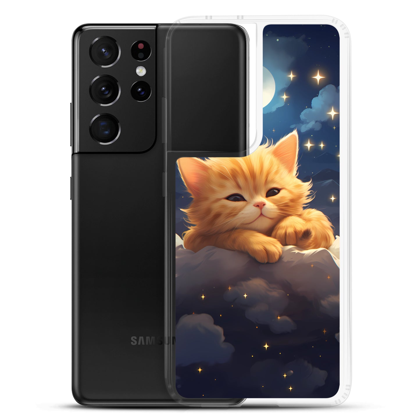 Samsung Case - Kitten on a Cloud