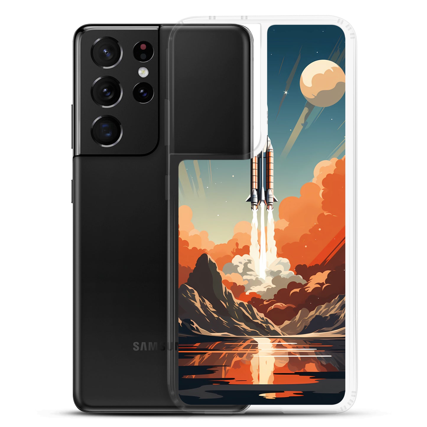 Samsung Case - Retro Rocket