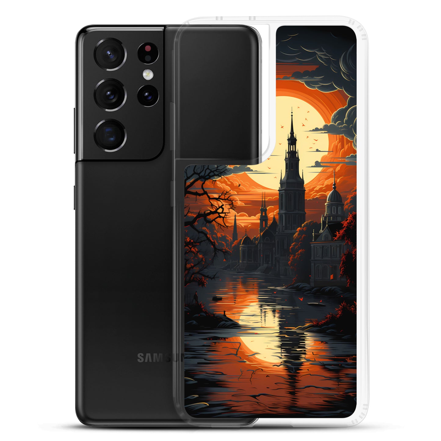 Samsung Case - Dark Amsterdam in Amber