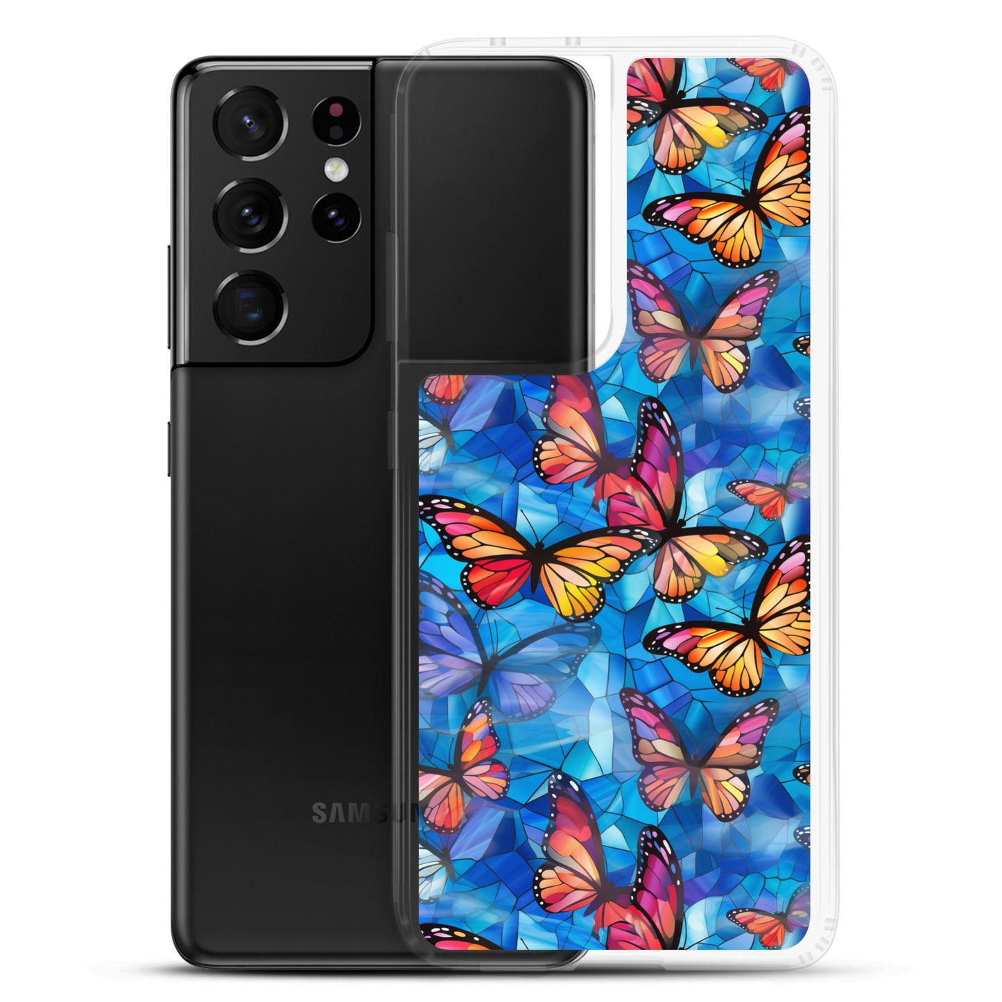 Samsung Case - Mosaic Monarchs