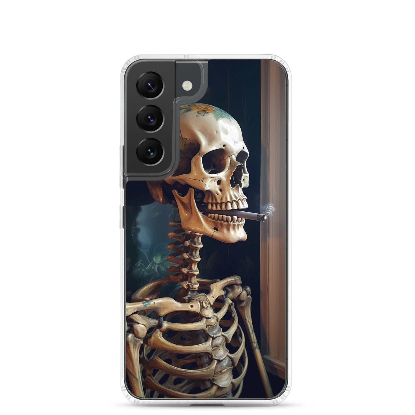 Samsung Case - Smoking Skeleton