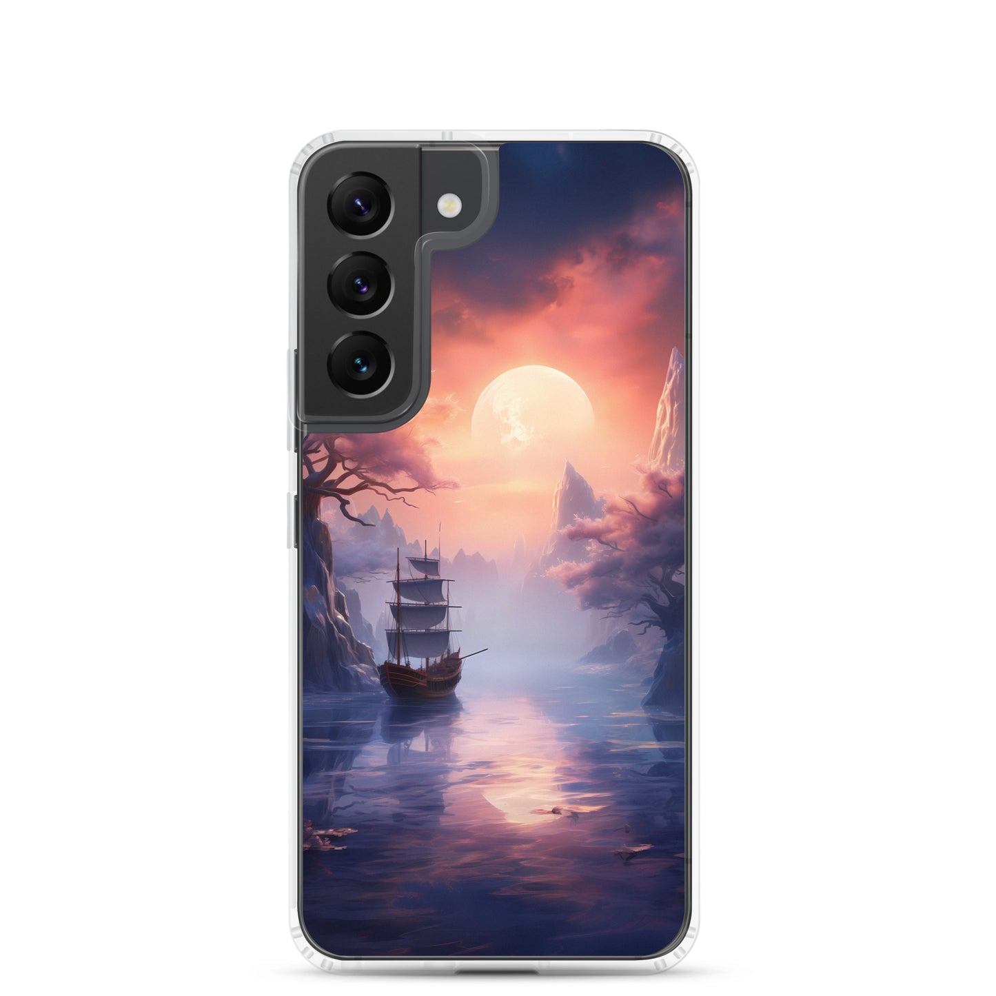 Samsung Case - Japanese Seascape Moonrise