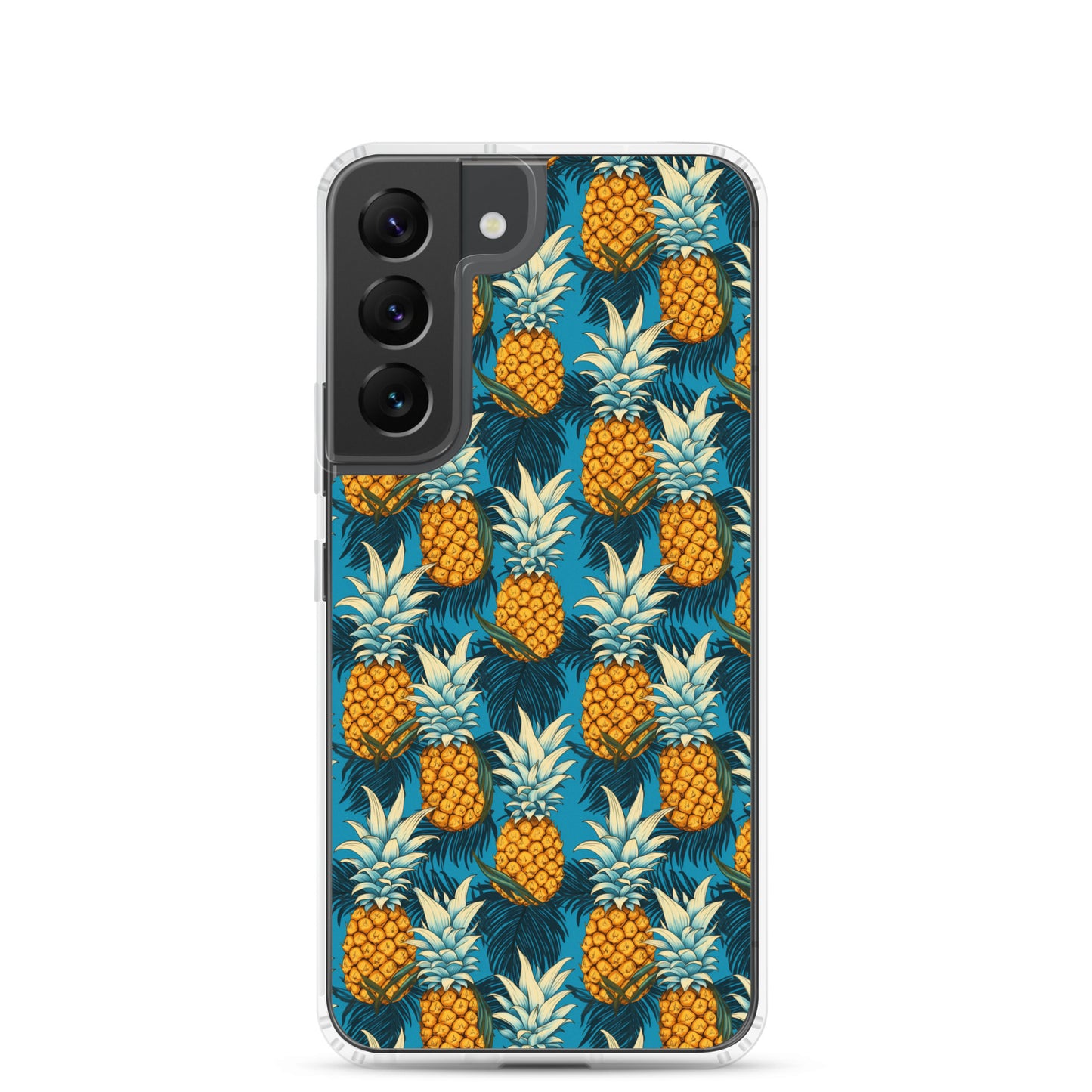 Samsung Case - Pineapple Pattern on Blue