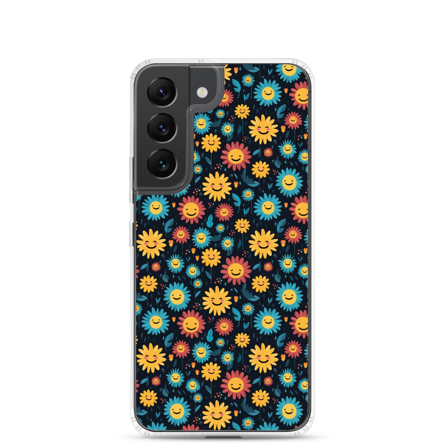 Samsung Case - Happy Smiley Flowers