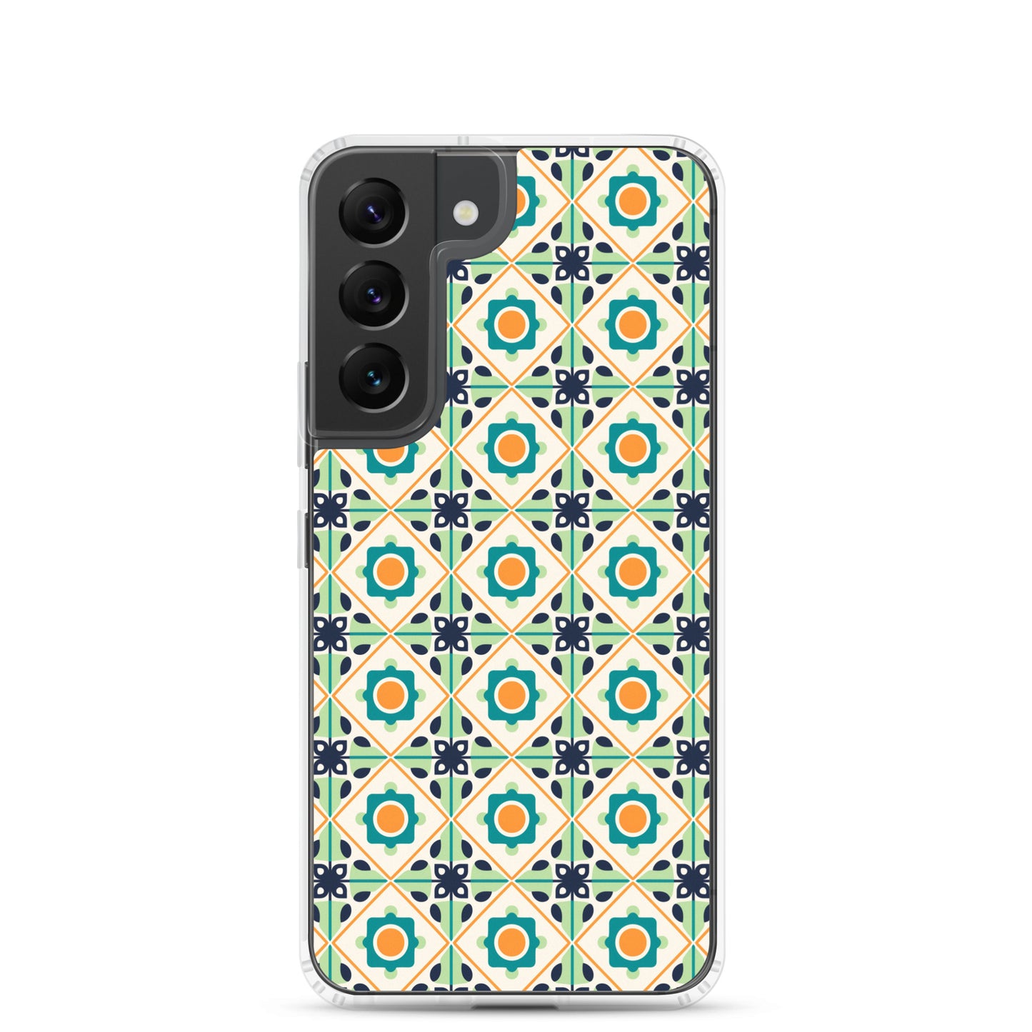 Samsung Case - Teal Ceramic Pattern