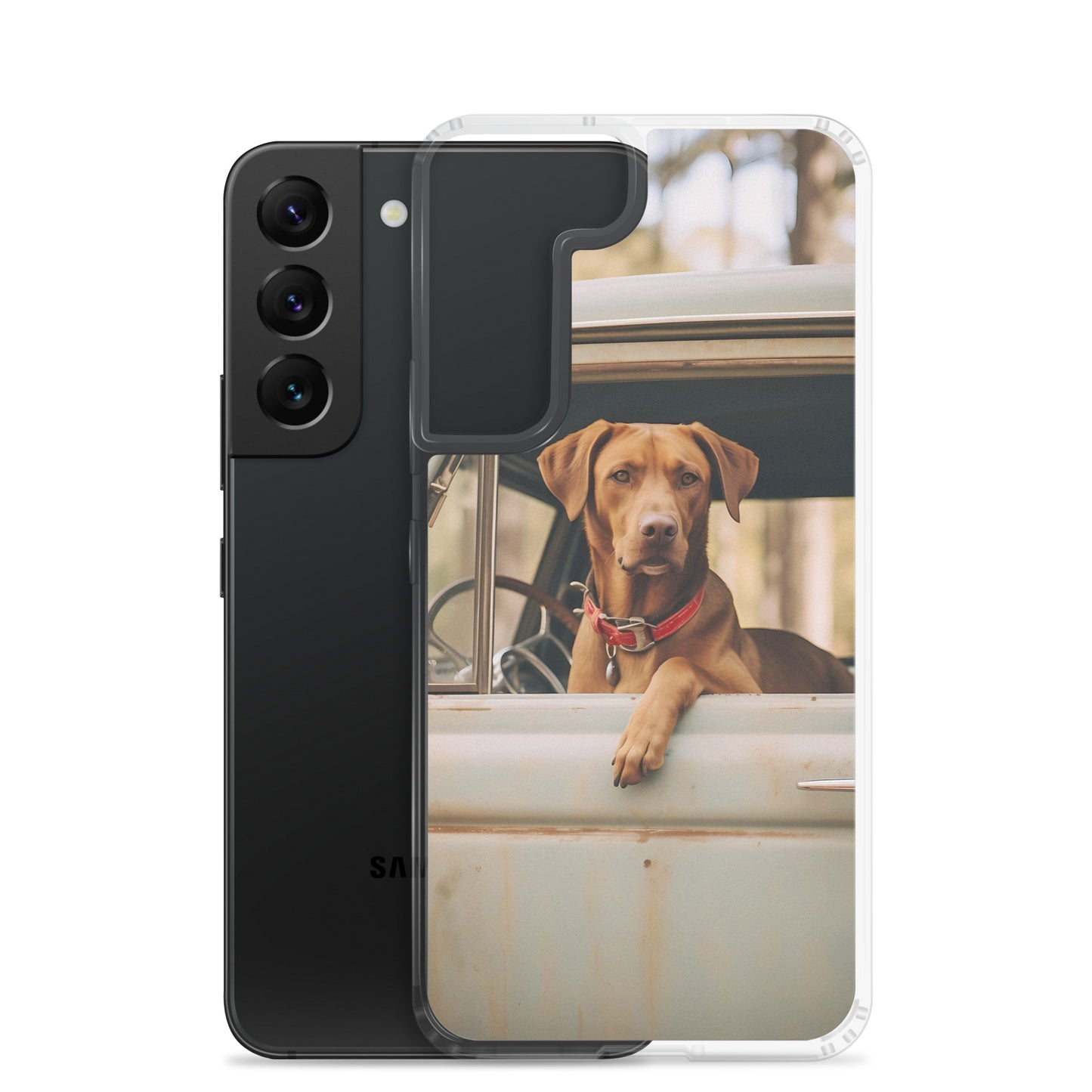 Samsung Case - Dog in a Truck