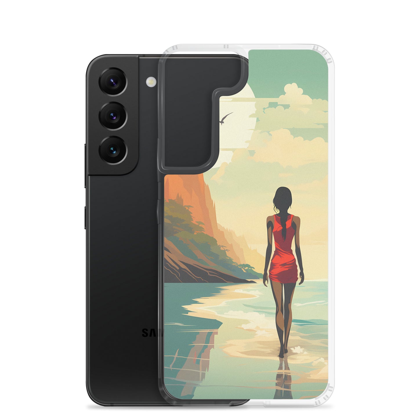 Samsung Case - Minimalist Beach Beauty
