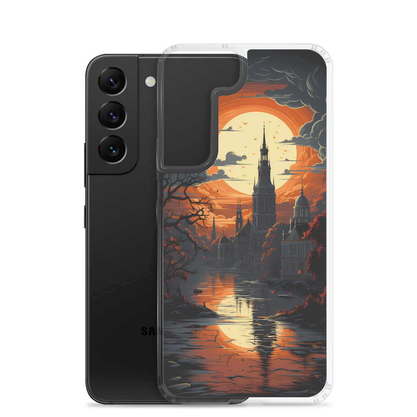 Samsung Case - Dark Amsterdam in Amber
