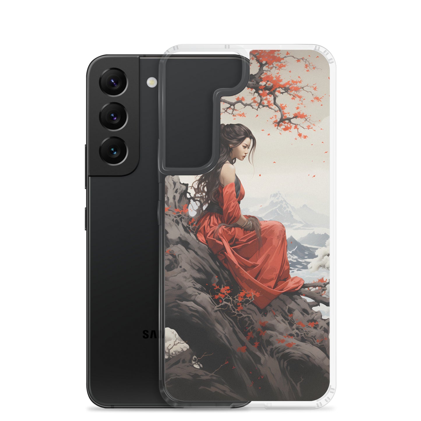 Samsung Case - Japanese Woman Under a Cherry Blossom Tree