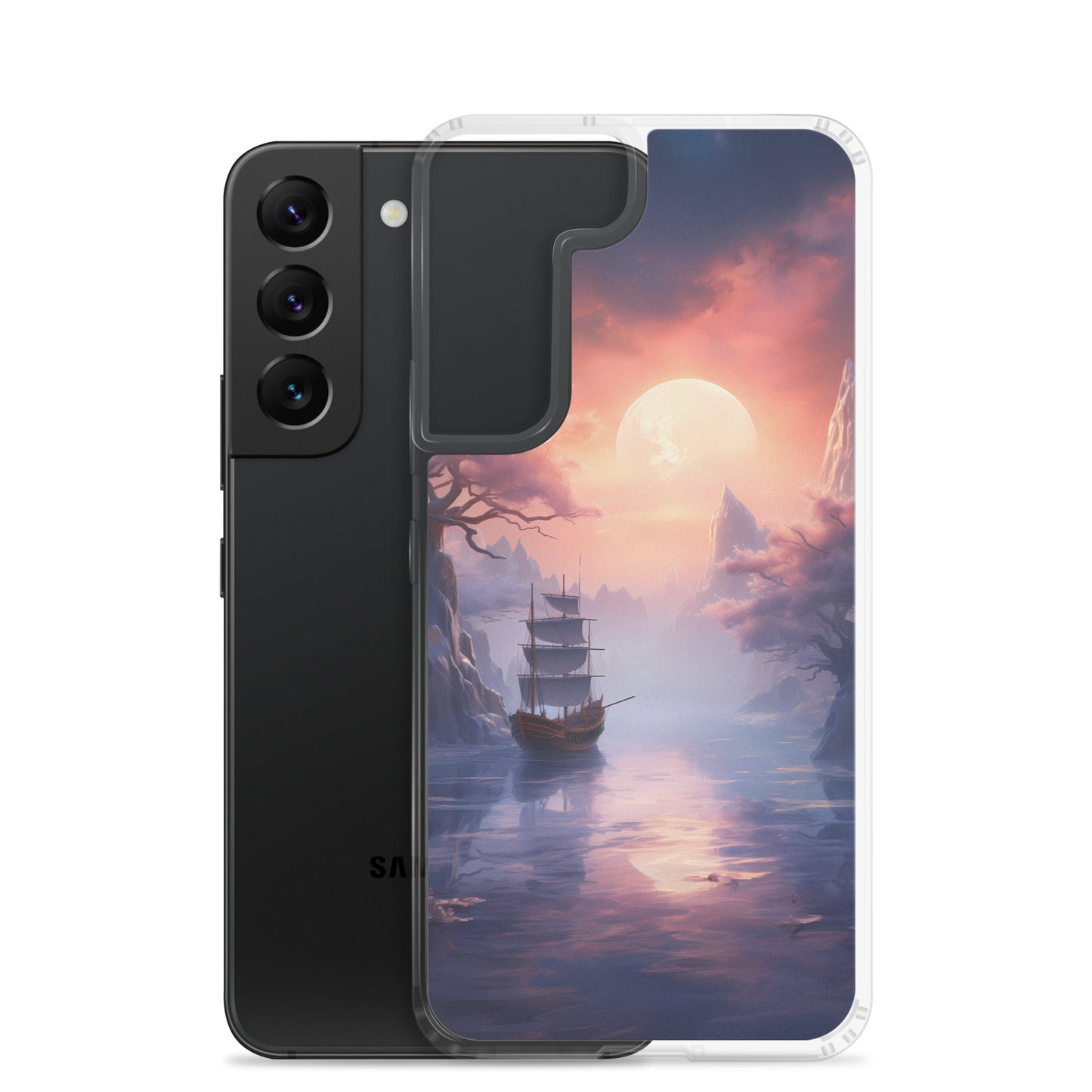 Samsung Case - Japanese Seascape Moonrise
