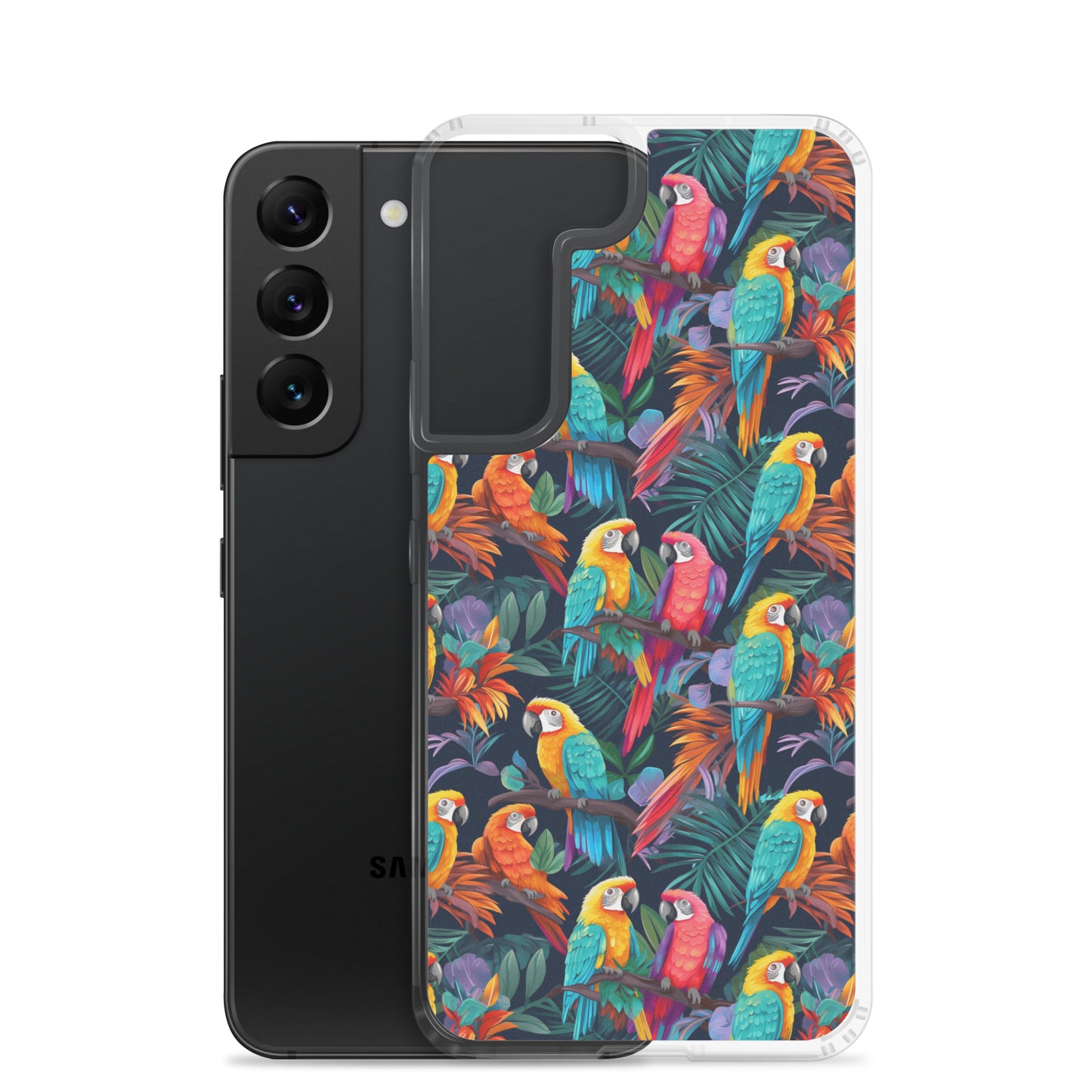 Samsung Case - Colorful Parrots