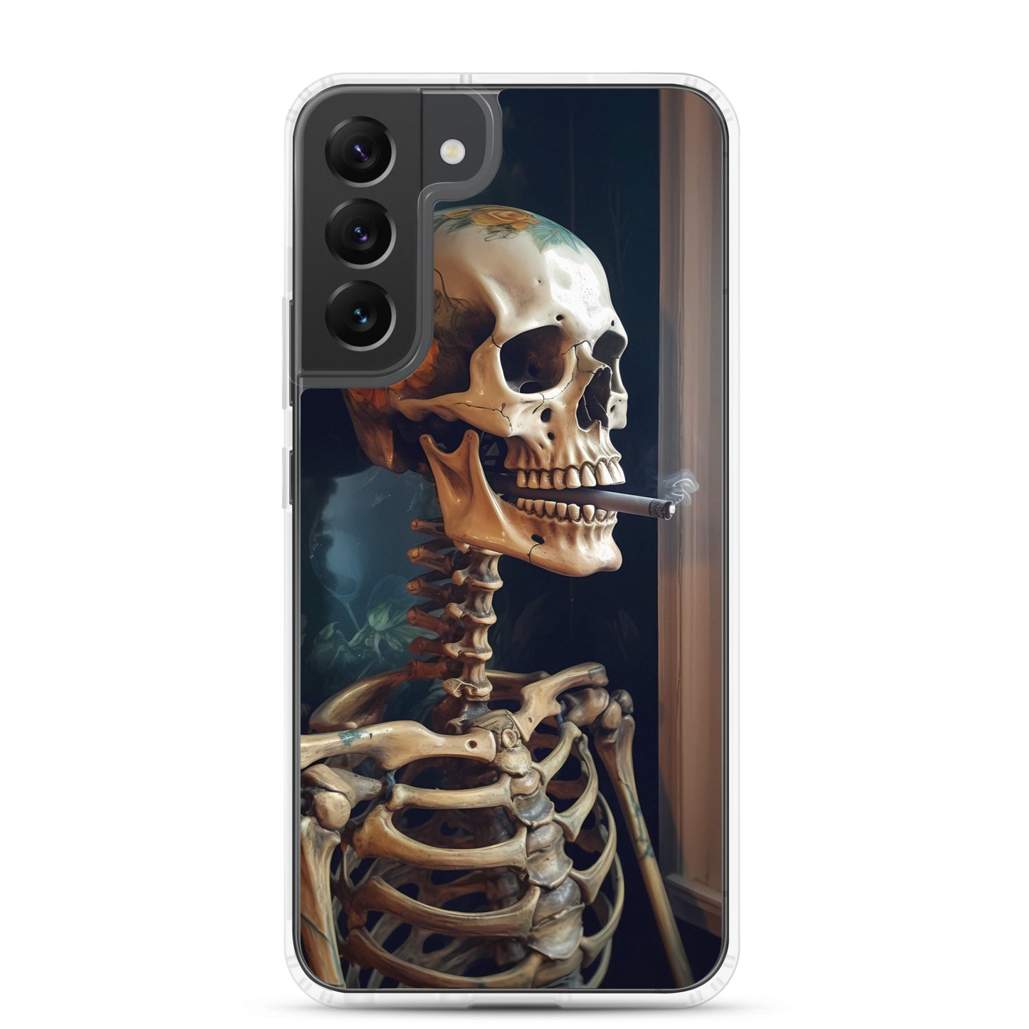 Samsung Case - Smoking Skeleton