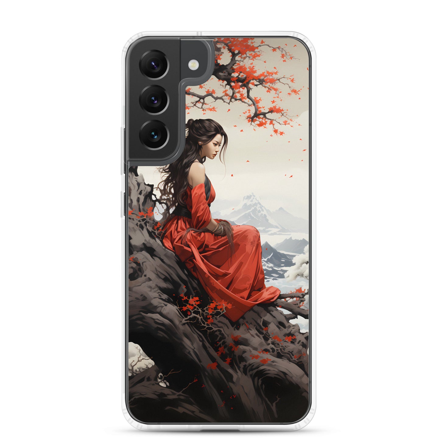 Samsung Case - Japanese Woman Under a Cherry Blossom Tree