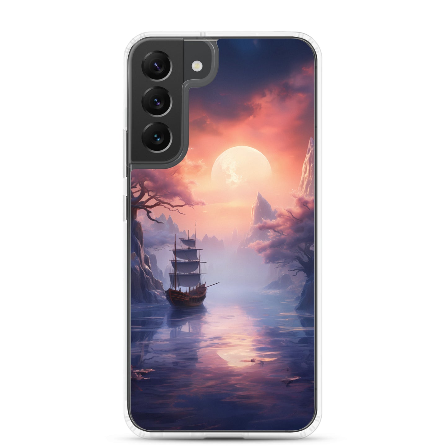 Samsung Case - Japanese Seascape Moonrise