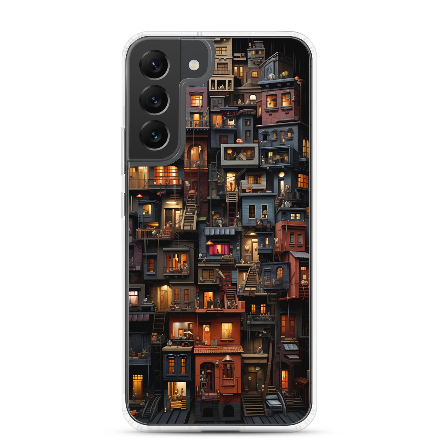Samsung Case - Cityscape Stacked Apartments