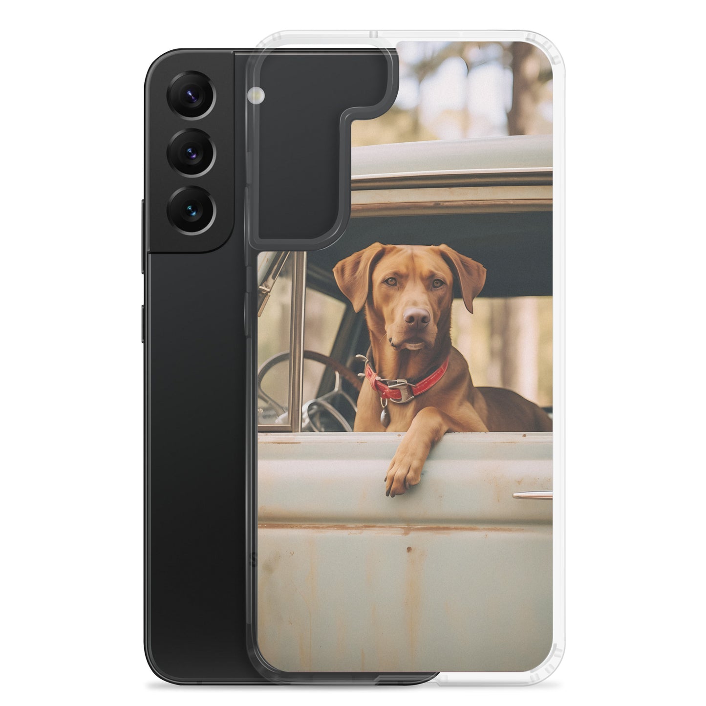 Samsung Case - Dog in a Truck