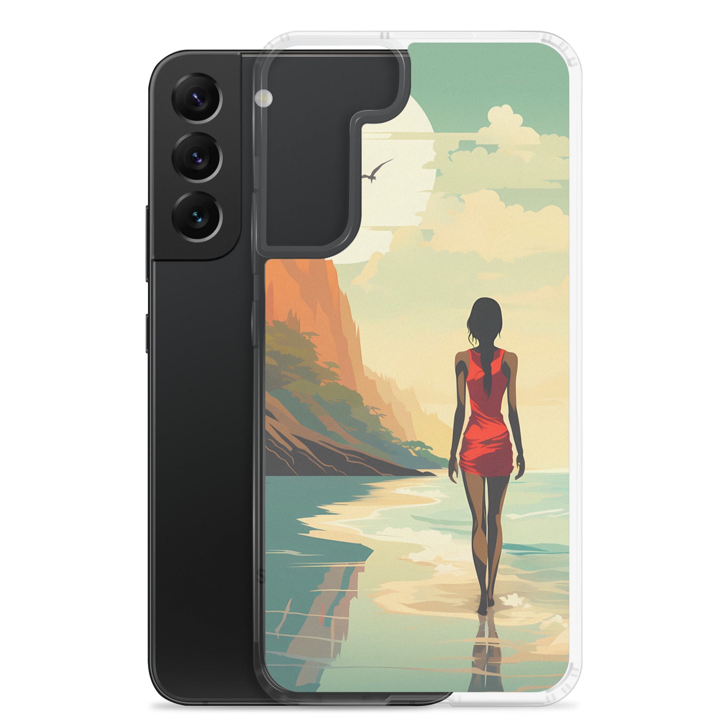 Samsung Case - Minimalist Beach Beauty