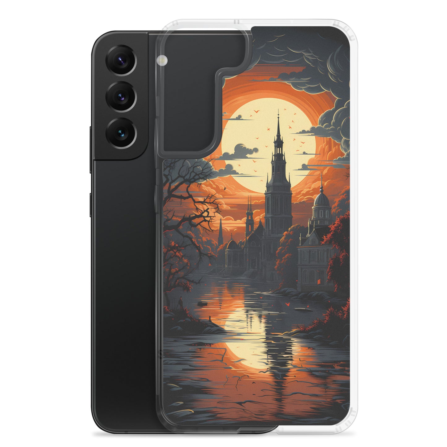 Samsung Case - Dark Amsterdam in Amber