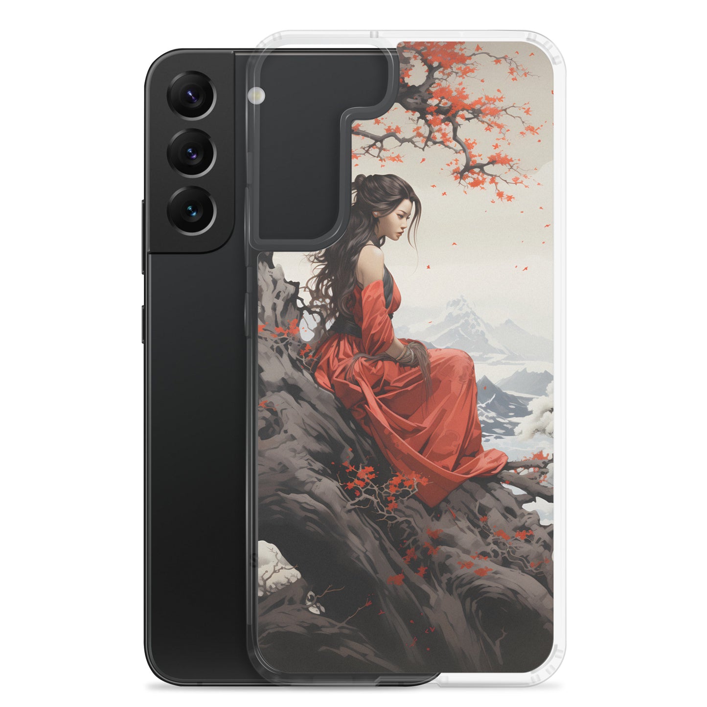 Samsung Case - Japanese Woman Under a Cherry Blossom Tree
