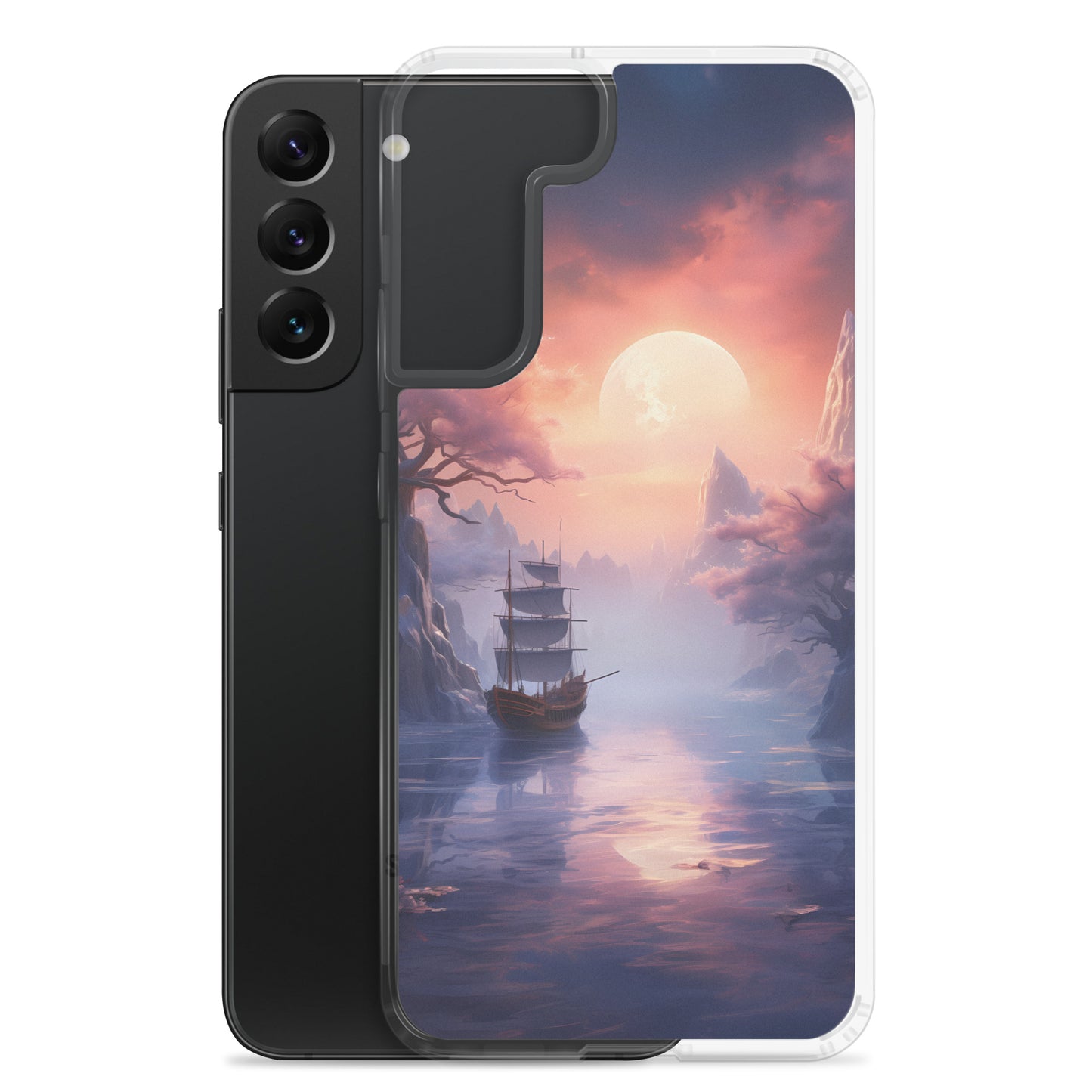 Samsung Case - Japanese Seascape Moonrise