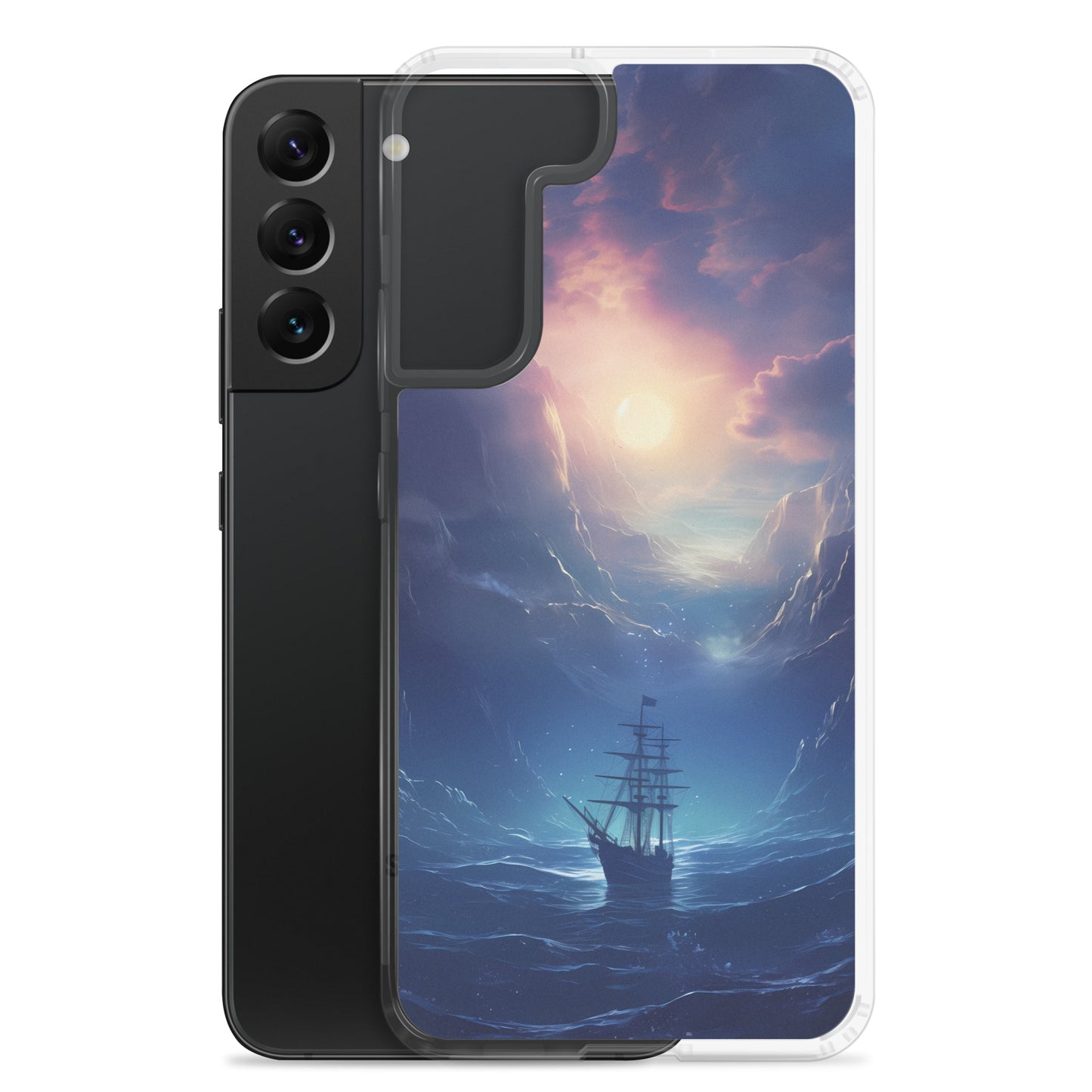 Samsung Case - Wooden Ship in Moonlight