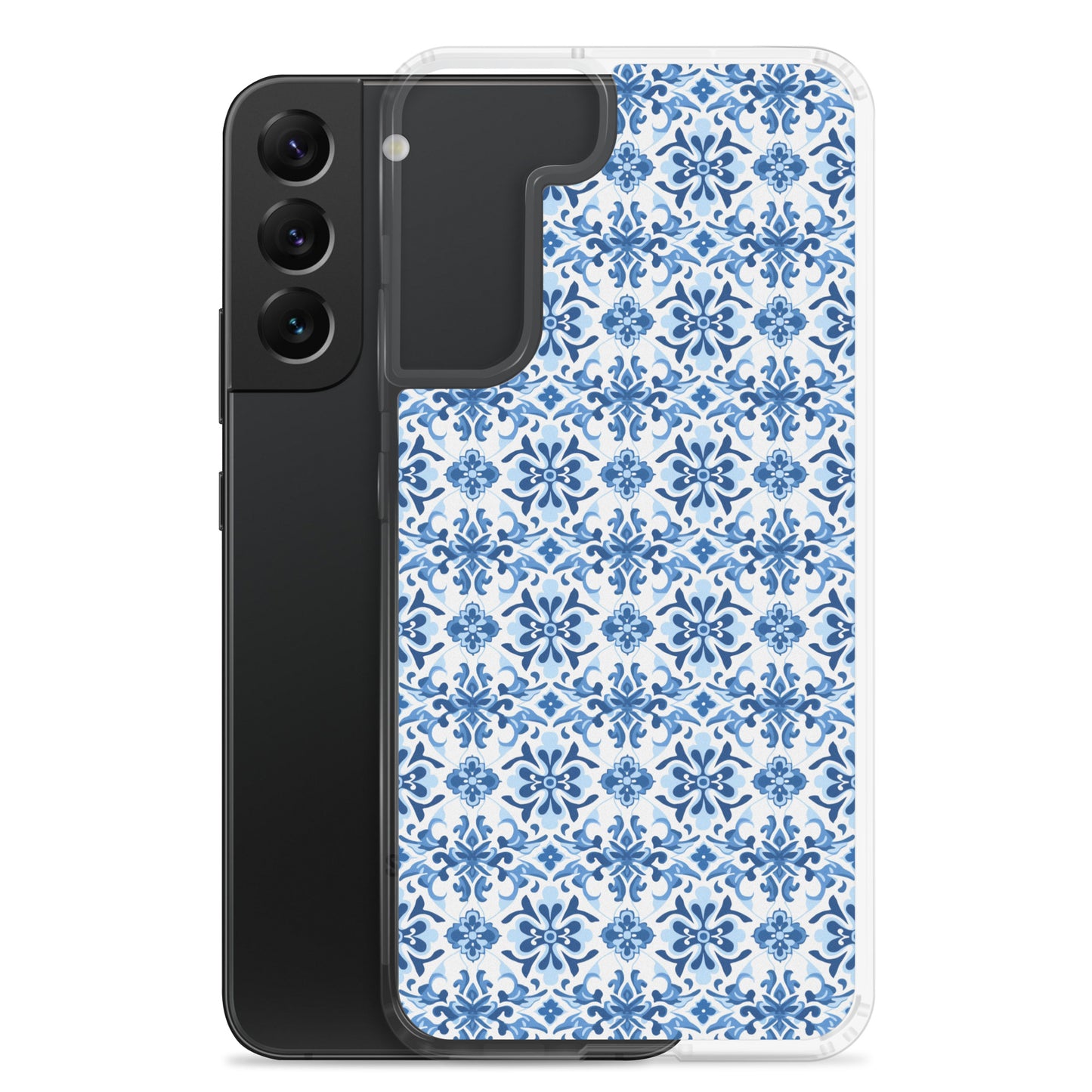 Samsung Case - Blue Ceramic Pattern