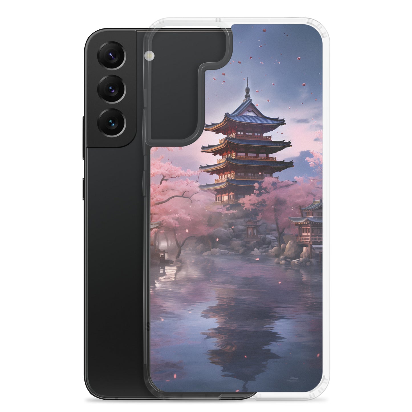 Samsung Case - Ancient Kyoto with Cherry Blossoms