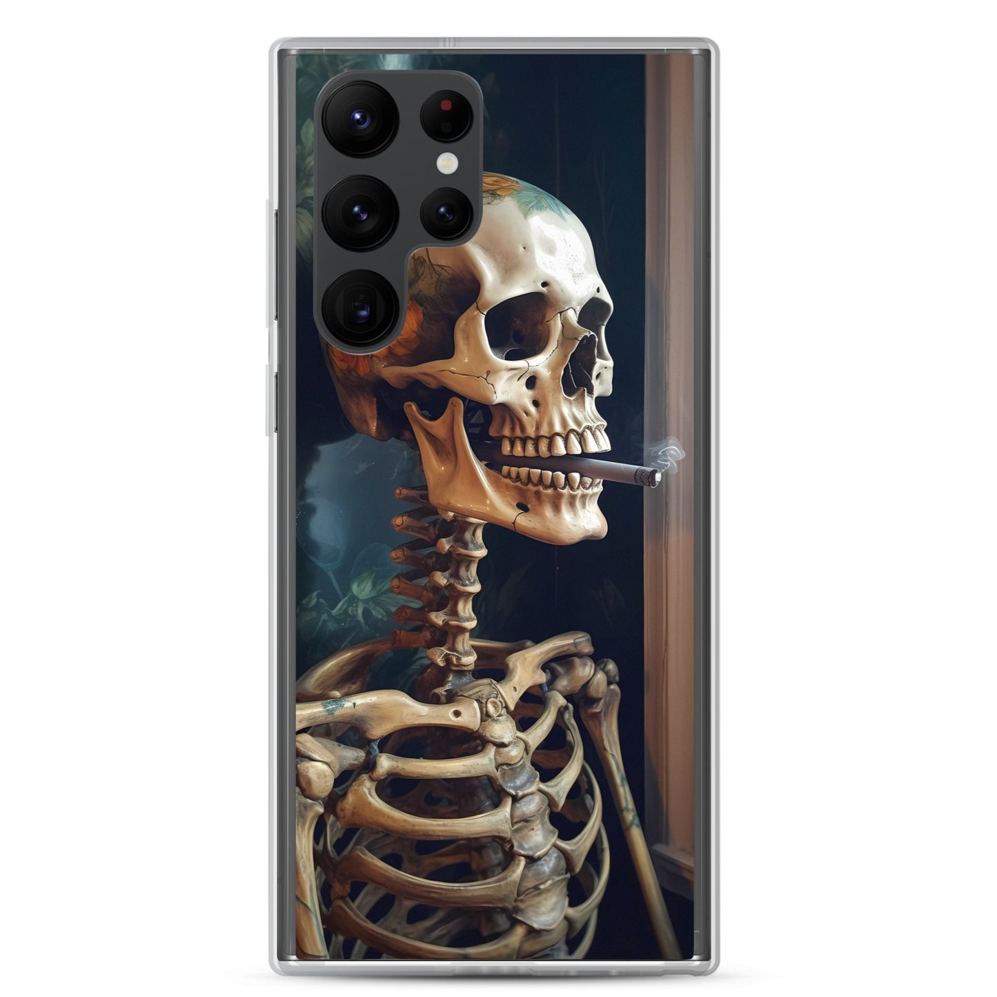 Samsung Case - Smoking Skeleton