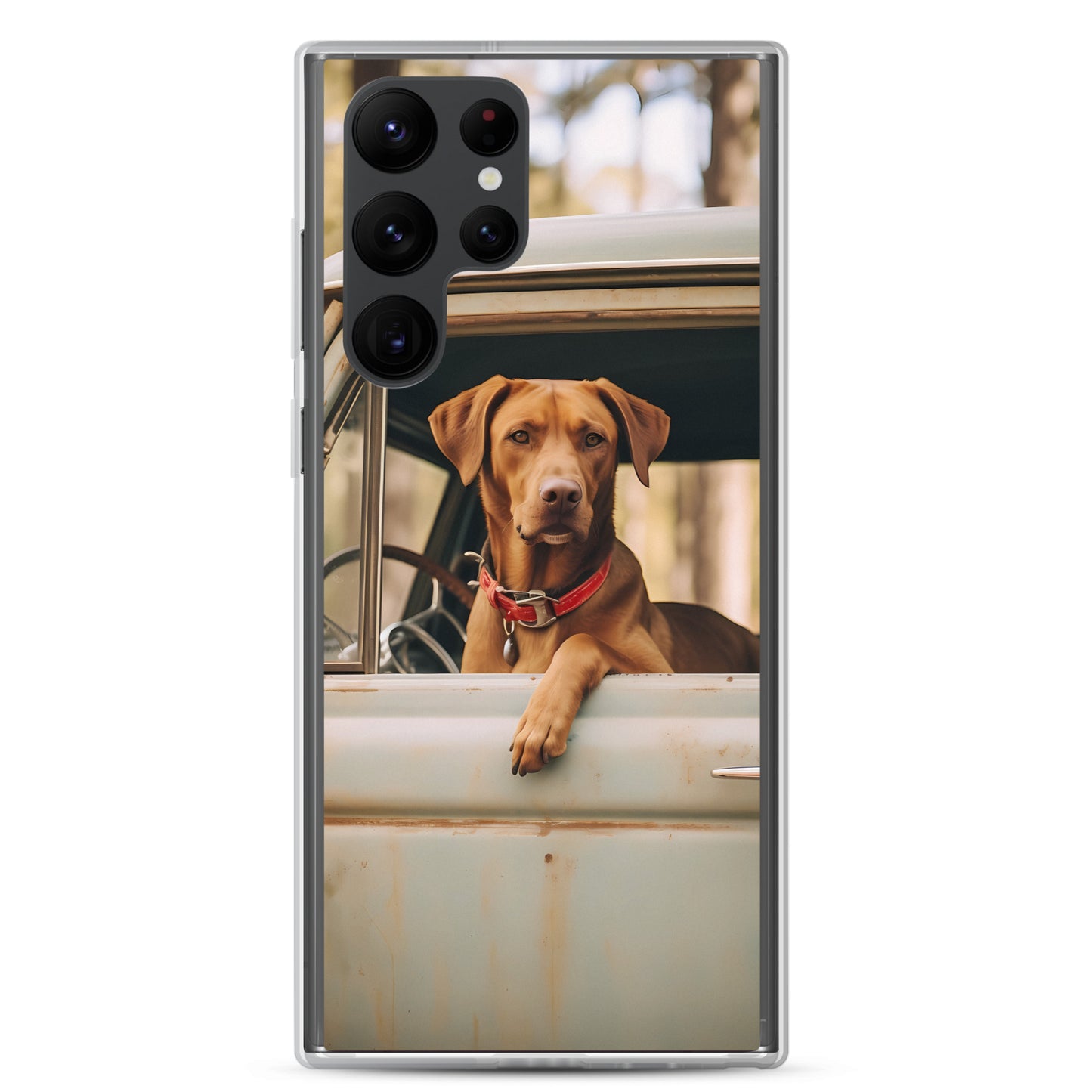 Samsung Case - Dog in a Truck