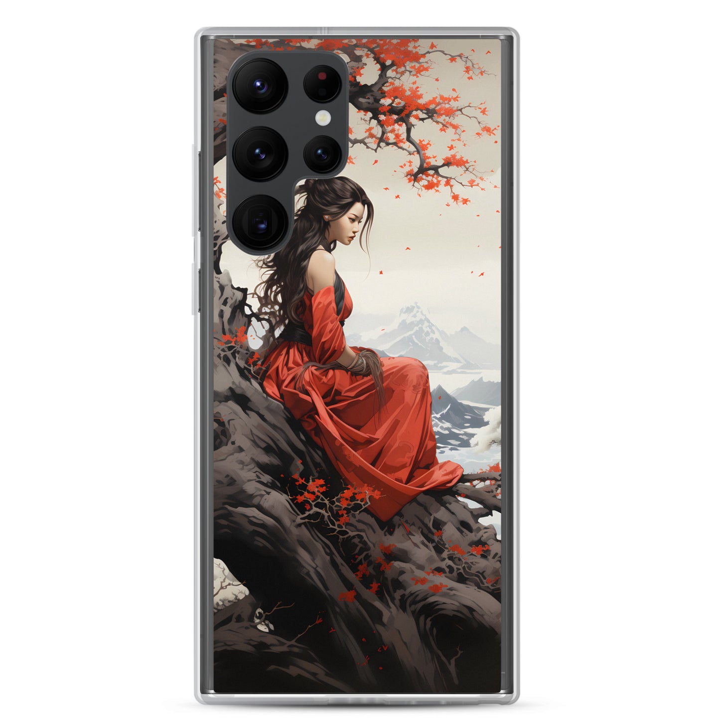 Samsung Case - Japanese Woman Under a Cherry Blossom Tree