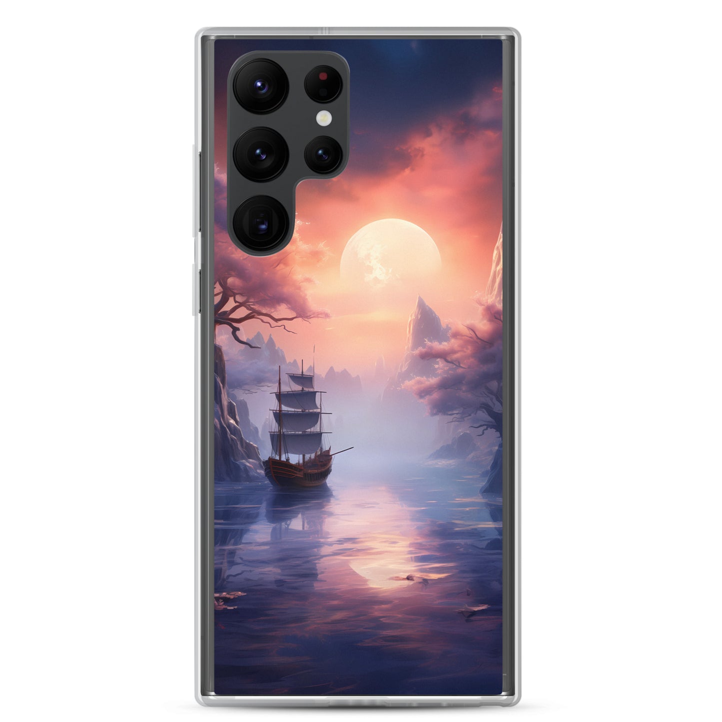 Samsung Case - Japanese Seascape Moonrise
