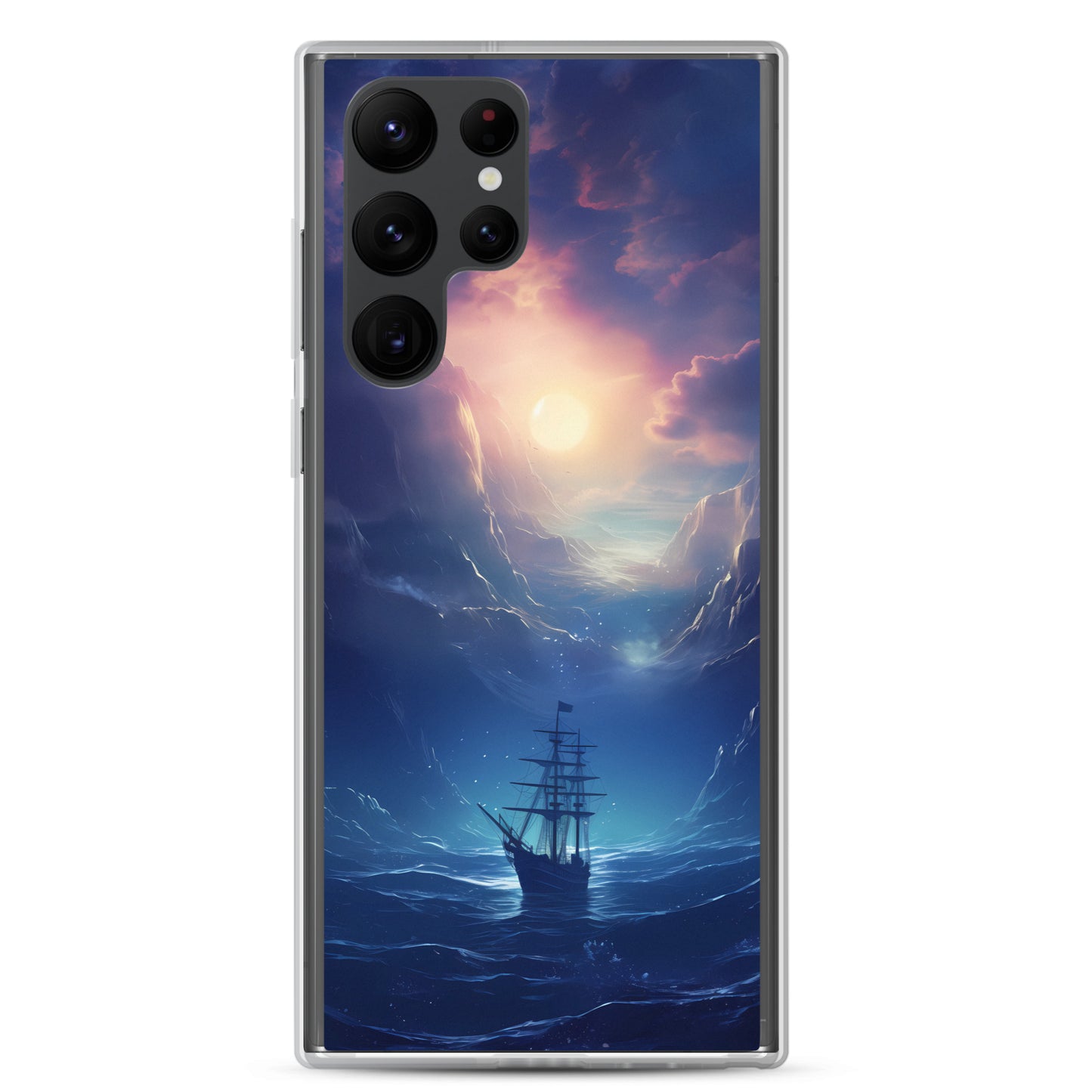 Samsung Case - Wooden Ship in Moonlight