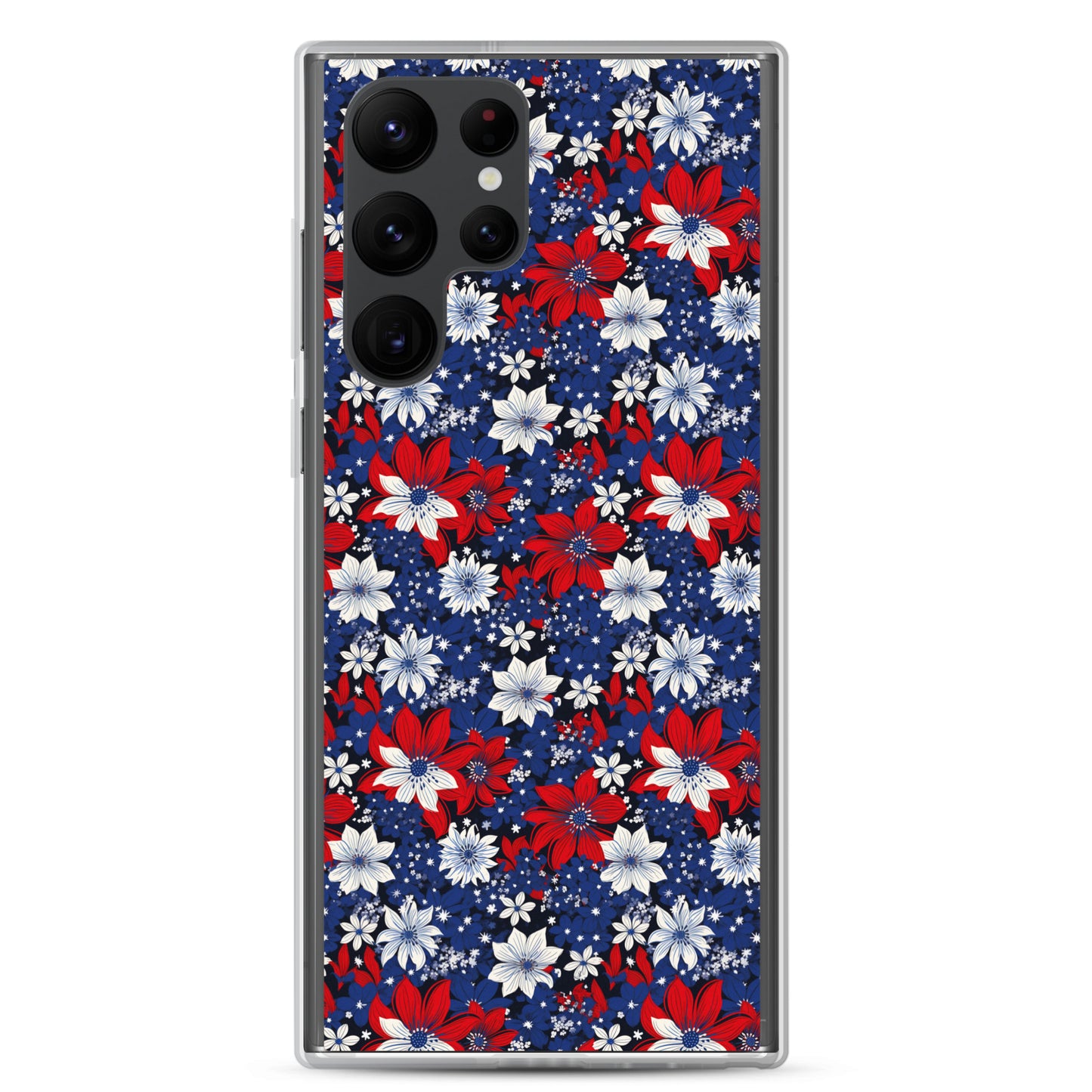 Samsung Case - Patriotic Poinsettas