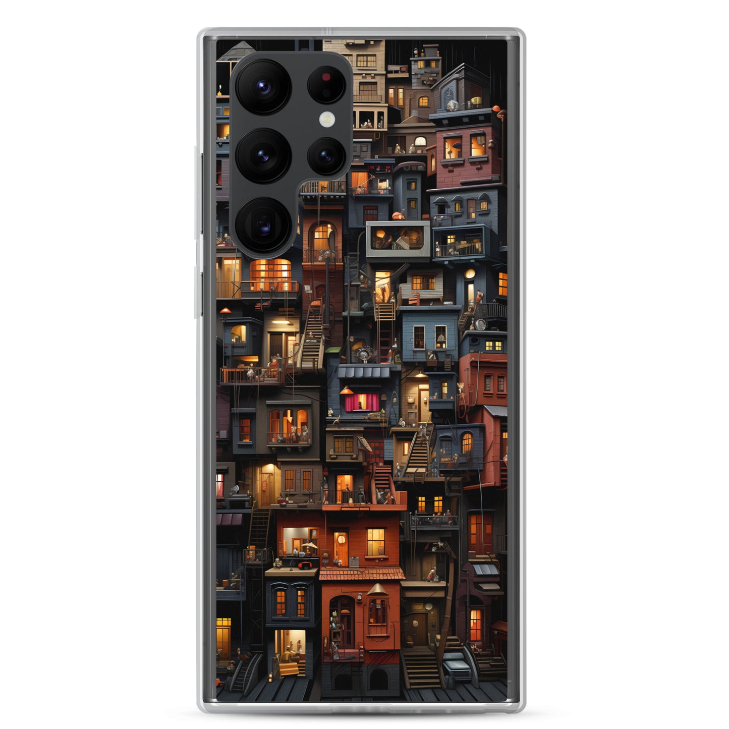 Samsung Case - Cityscape Stacked Apartments
