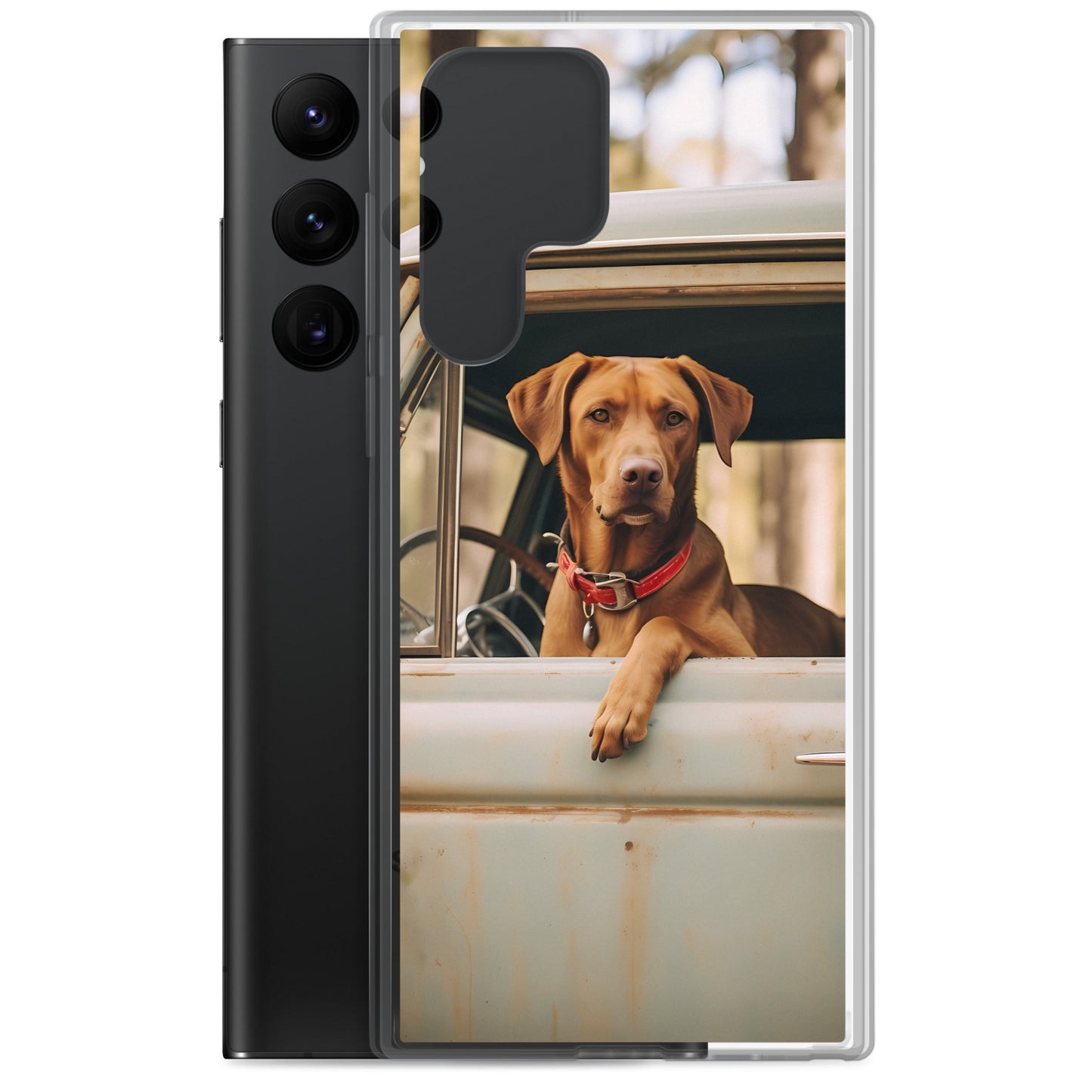Samsung Case - Dog in a Truck