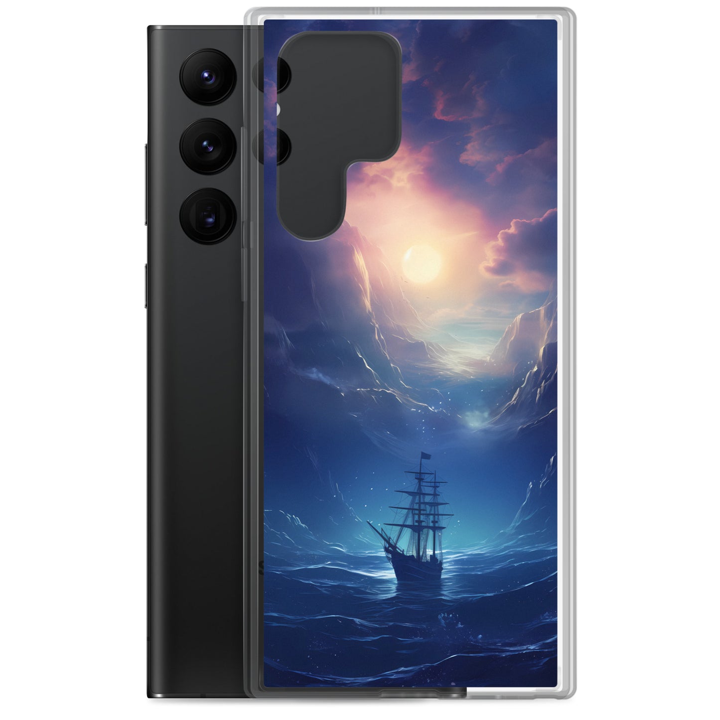 Samsung Case - Wooden Ship in Moonlight