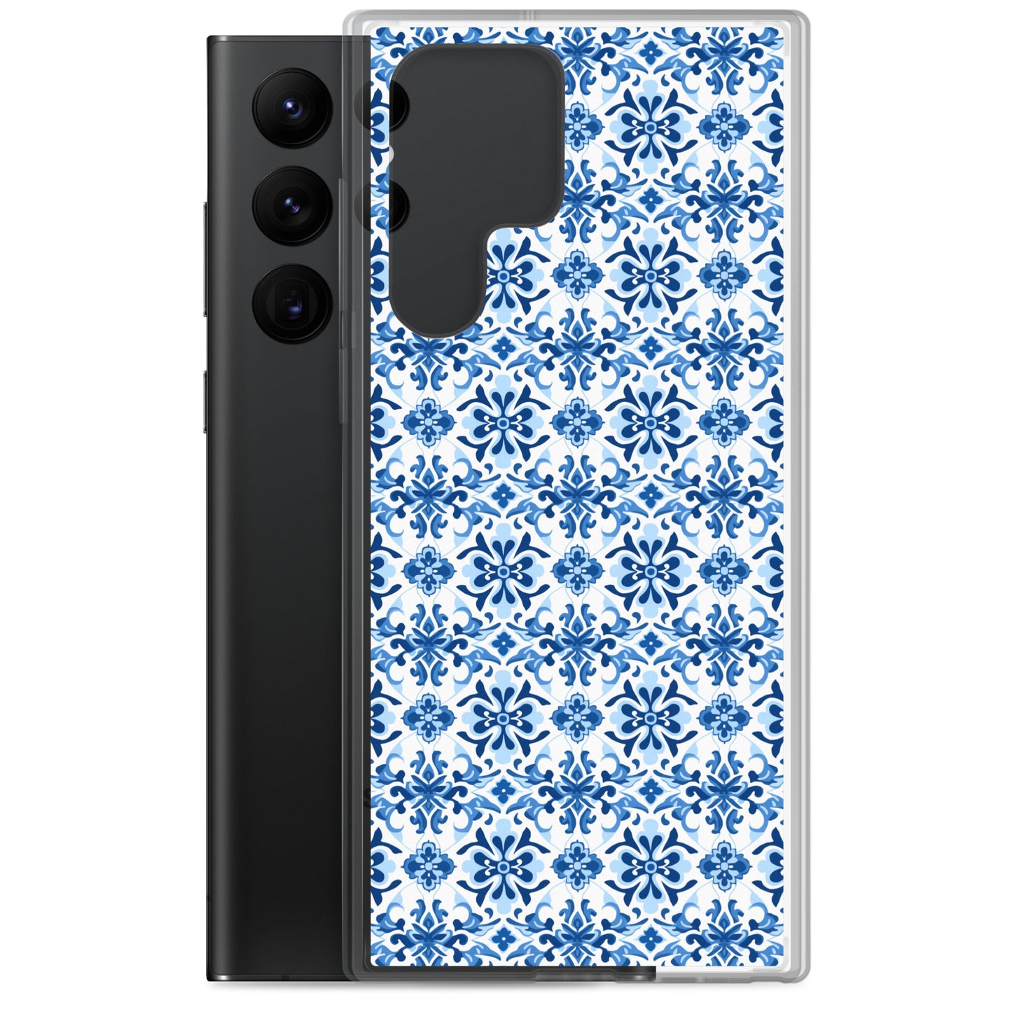 Samsung Case - Blue Ceramic Pattern