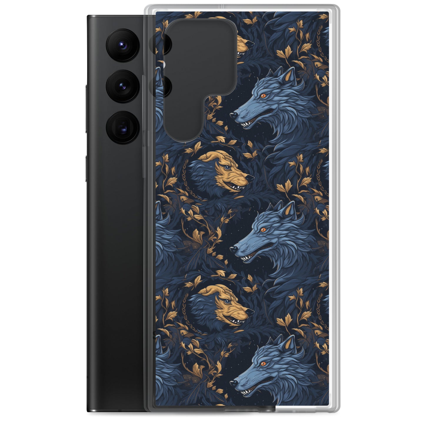 Samsung Case - Wolves Pattern