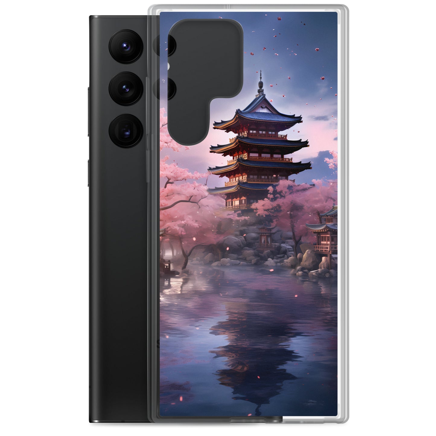 Samsung Case - Ancient Kyoto with Cherry Blossoms