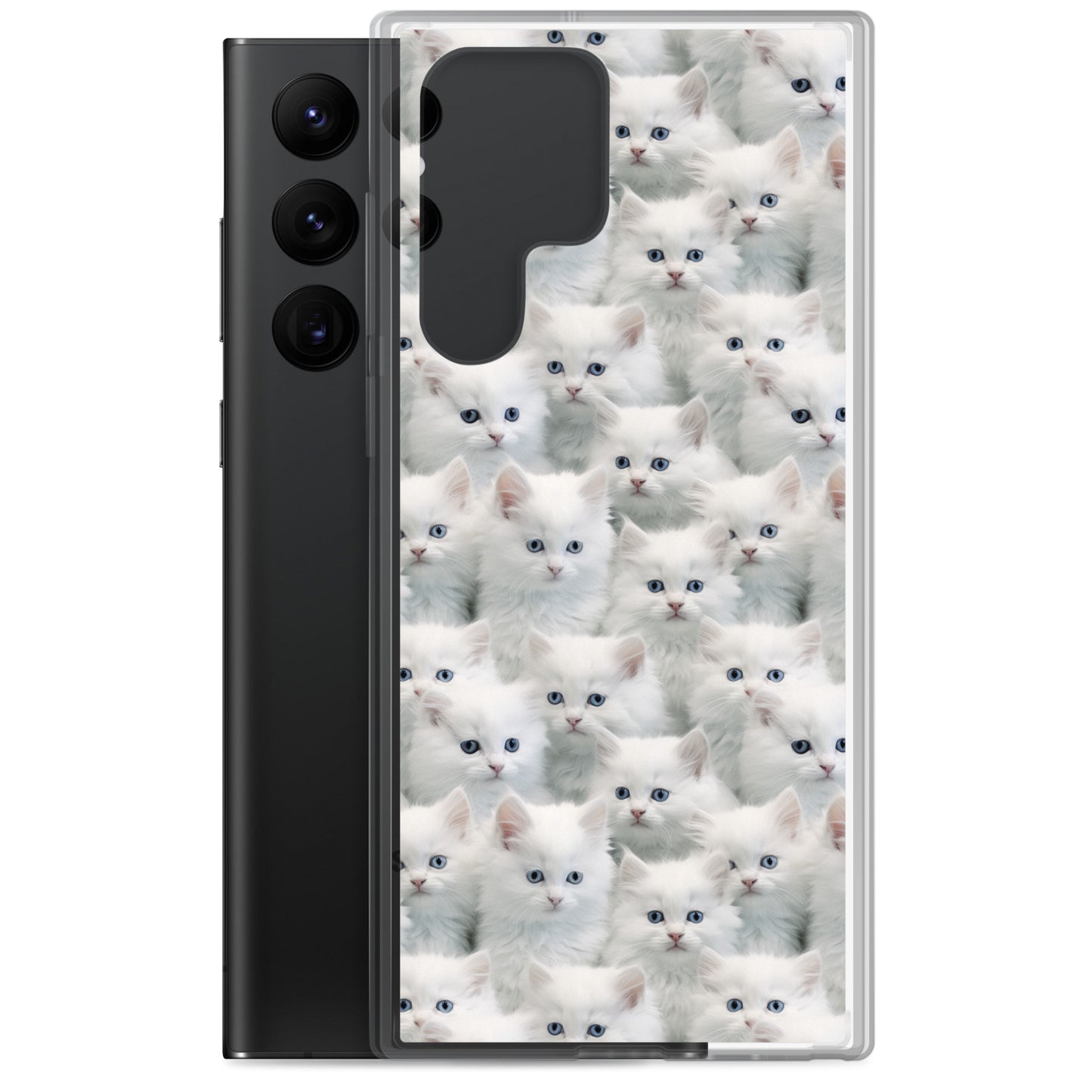 Samsung Case - Cute White Kittens
