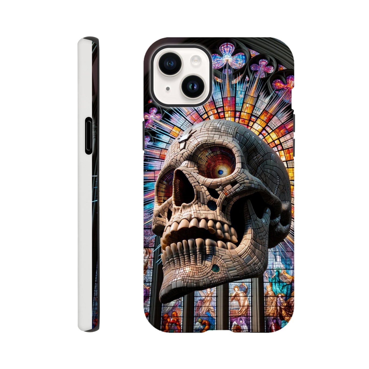 Phone Case - Stained Glass Skull