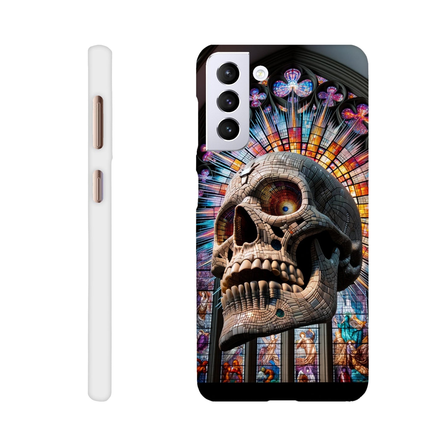 Phone Case - Stained Glass Skull
