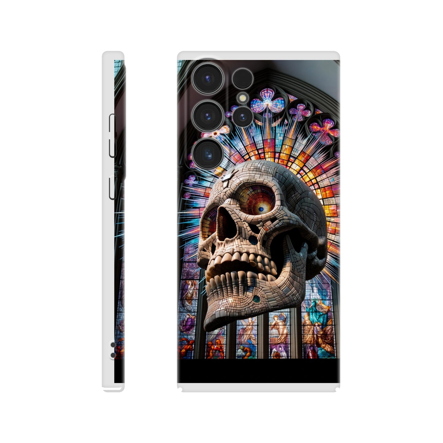 Phone Case - Stained Glass Skull